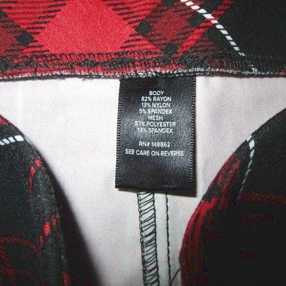 Torrid Studio Luxe Ponte Pixie Pants Size 00 M L Pockets Crop Stretch Tartan NEW - Picture 9 of 11